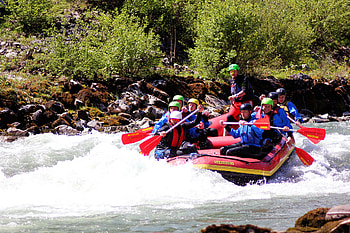 Salzach River, Rafting HD wallpaper