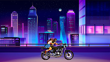 Kyo X Athena, artist, artwork, art, digital-art, deviantart HD wallpaper