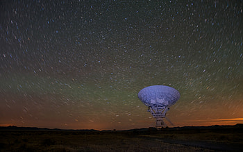 Searching, night, telescope, skies, anntena, fantastic, beautiful, nature, stars HD wallpaper