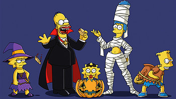 SIMPSONS HALLOWEEN, CARTOON, HALLOWEEN, SIMPSONS, TV HD wallpaper