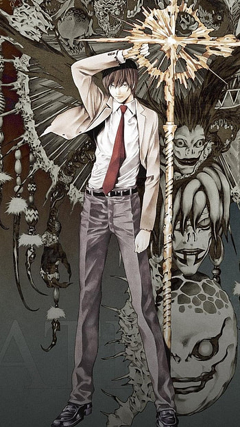 Death Note, Anime, Digital Art HD phone wallpaper