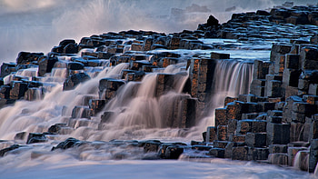 Northern Ireland, Giants Causeway HD wallpaper