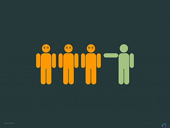 Its That Way, pointing, sign, symbol, men, figures HD wallpaper