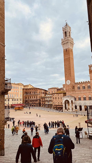 Piazza del Campo, Siena HD phone wallpaper