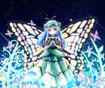Eternity Larva, Eternity Larva, Anime, Touhou HD wallpaper