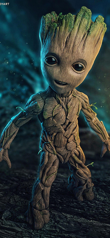 Baby Groot, Cool Groot HD phone wallpaper