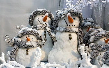 Objects, Snowman HD wallpaper