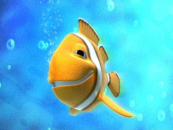 Clowing About, water bubbles, clown fish, smiling, ocean HD wallpaper