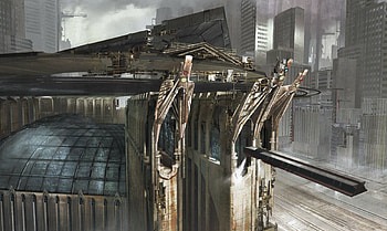 Sci Fi, Structure HD wallpaper