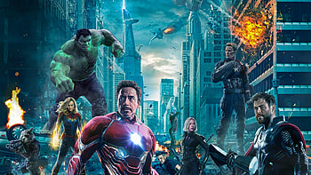 Avengers 4 Battle At New York, avengers-4, movies, 2019-movies, poster, iron-man, black-widow, hulk, captain-america, thor, captain-marvel, thanos, deviantart, digital-art, artwork, artist, superheroes, rocket-raccoon, hawkeye HD wallpaper