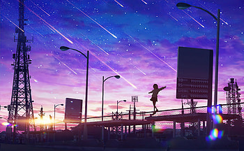 Shadows Overhead , anime-girl, anime, artist, artwork, digital-art HD wallpaper