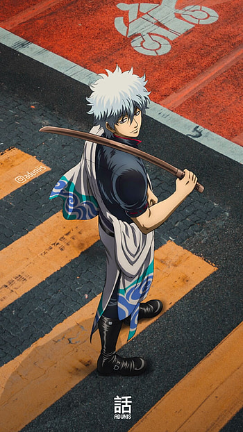 Gintama , Creative designs HD phone wallpaper