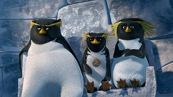 Cody's Family, winter, furry (anthropomorphic), penguin, movie, surf's up HD wallpaper