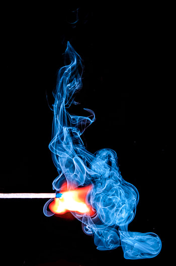 Fire, Smoke, Miscellanea, Miscellaneous, Match, Clots HD phone wallpaper