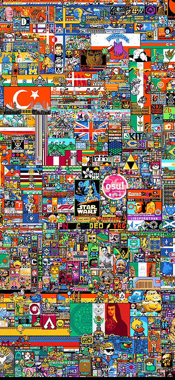r/place, reddit, place, pixel HD phone wallpaper