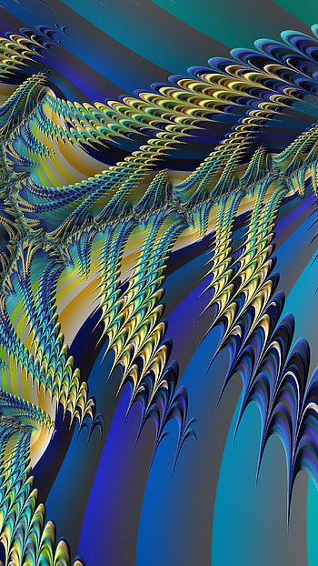 Trippy Psychedelic Fractal, Abstract, fractal HD phone wallpaper