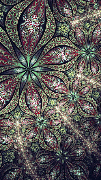 Fractal geometry designs, backgrounds HD phone wallpaper