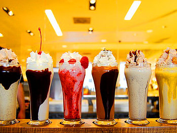 Summer break, refreshments, chocolate, lemon, strawberries, cherries, nuts, fruit, drinks HD wallpaper
