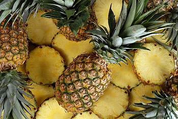 Fruits, Food, Pineapples, Slicing, Rifling HD wallpaper