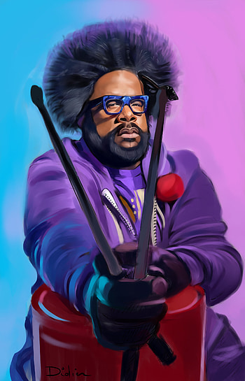 Questlove, Artstation HD phone wallpaper