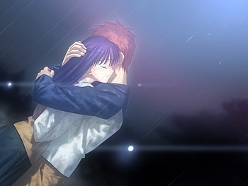 Shirou and Sakura, fate stay night, heaven feel, shirou, sakura HD wallpaper