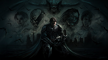 Dark Knight Artwork New, batman, superheroes, digital-art, artwork, deviantart HD wallpaper