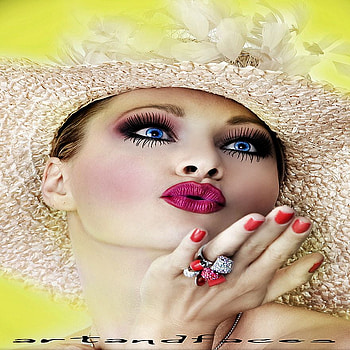 SEND A KISS.., heat, eyes, kiss, lips, beauty HD wallpaper