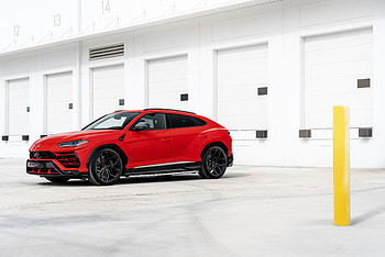 Red Lamborghini Urus 2019 , lamborghini-urus, lamborghini, 2019-cars, suv, cars HD wallpaper