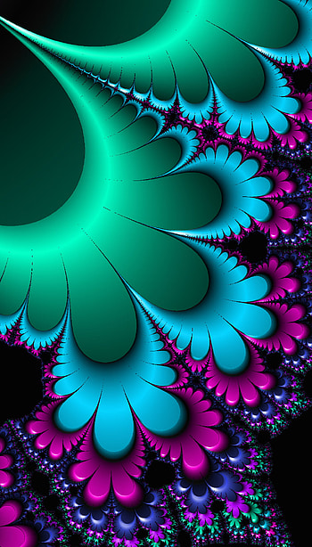 The 80s vibe, art, fractal, abstract, digitalart HD phone wallpaper