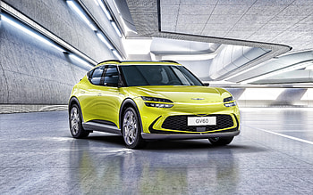 2022, Genesis GV60, , front view, exterior, electric cars, new green GV60, Korean cars, Genesis HD wallpaper
