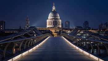 city night HD wallpaper