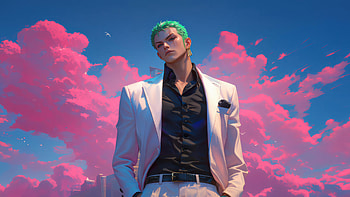 Roronoa Zoro Gangster, roronoa-zoro, one-piece, anime, artist, artwork, digital-art, ai, deviantart HD wallpaper