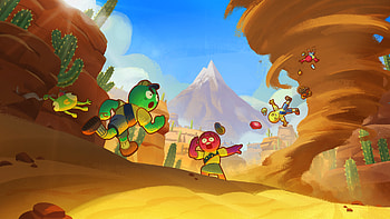 Peak (Video Game) - : Canyon Dash, Cartoon Character, Desert HD wallpaper