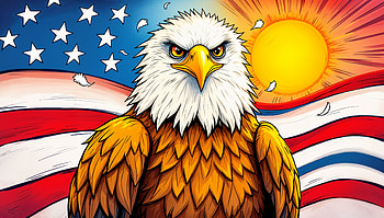 Bald Eagle in : A Symbol of dom, bald eagle, eagle, american flag, patriotic, sun HD wallpaper