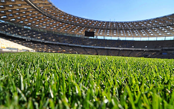 Grass, Football Field HD wallpaper