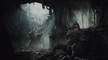 Scorn October release, Captivating game, Gaming experience, Unsettling atmosphere HD wallpaper