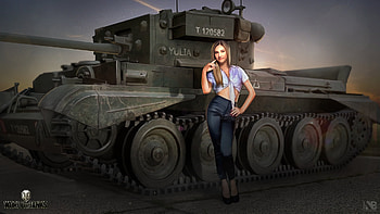 Girls in World of Tanks, Tanks, Girls, World, Games HD wallpaper