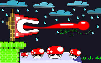Mushrooms, luigi, mario HD wallpaper
