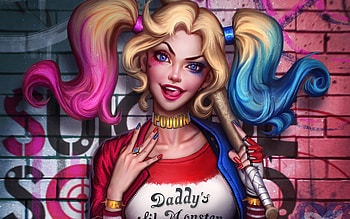 Harley Quinn Artwork 2, suicide-squad, movies, 2016-movies, harley-quinn HD wallpaper