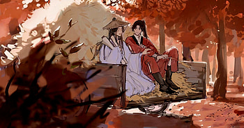 San lang & Xie lian, San Lang, Xie Lian, Heaven Official's Blessing, Tian Guan Ci Fu HD wallpaper