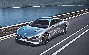 Mercedes-Benz Vision EQXX, , highway, 2022 cars, luxury cars, motion blur, electric cars, Mercedes HD wallpaper