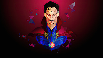 Doctor Strange Mystical, doctor-strange, superheroes, artist, artwork, minimalism, digital-art HD wallpaper