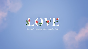 Love, blue, valentine, rose, word, red, quote, card HD wallpaper