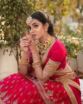 Manasa Choudary, sari, fashion design HD phone wallpaper