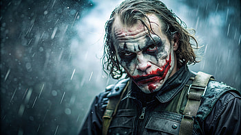 Joker in the rain, movie, Joker HD wallpaper
