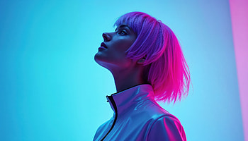 Futuristic Cyberpunk Girl Short Hairs, graphy, scifi, cyberpunk, girls, model HD wallpaper