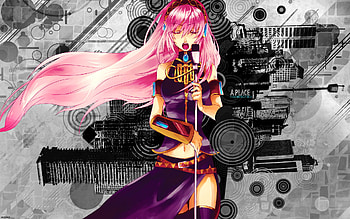Luka Megurine, , Scan gallery, Minitokyo HD wallpaper