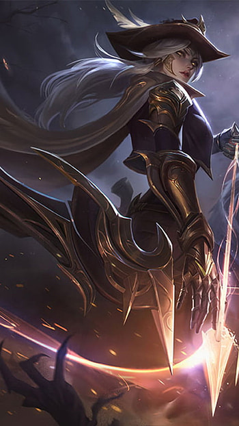 Ashe League of Legends, Riot Games, High Noon, Fire adc HD phone wallpaper