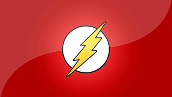 Flash Logo Minimal , flash, superheroes, minimalism, minimalist HD wallpaper