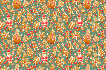 Holidays, New Year, Jack Frost, Snowman, Christmas, Gingerbread HD wallpaper